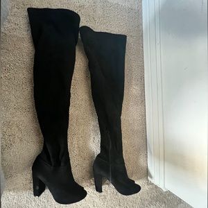 Over the knee high boots